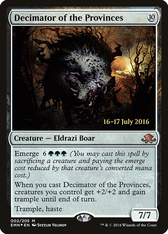 Decimator of the Provinces [Eldritch Moon Prerelease Promos] - PokeCharles PokeStore
