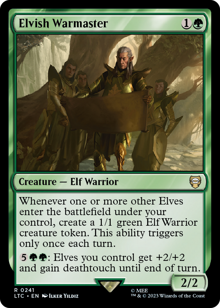 Elvish Warmaster [The Lord of the Rings: Tales of Middle-Earth Commander] - PokeCharles PokeStore