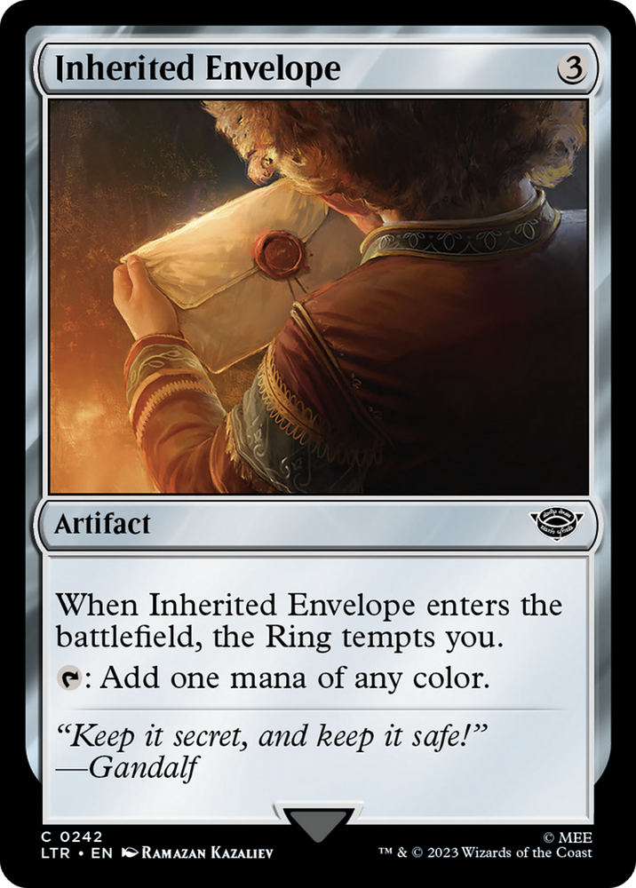 Inherited Envelope [The Lord of the Rings: Tales of Middle-Earth] - PokeCharles PokeStore