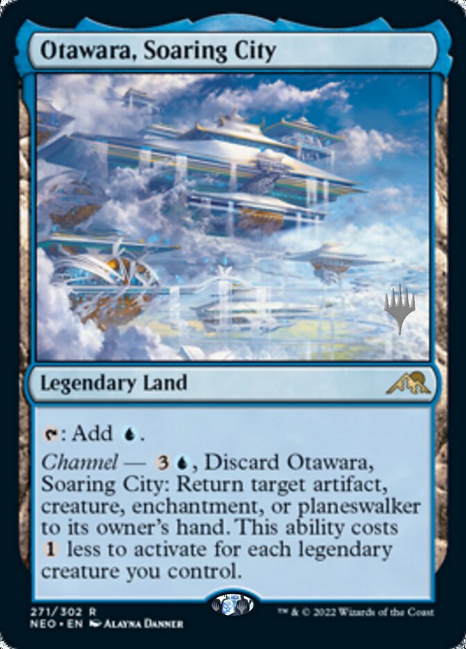 Otawara, Soaring City (Promo Pack) [Kamigawa: Neon Dynasty Promos] - PokeCharles PokeStore