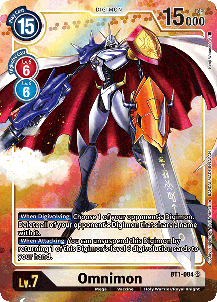 Omnimon [BT1-084] (Alternate Art) [Release Special Booster Ver.1.0] - PokeCharles PokeStore