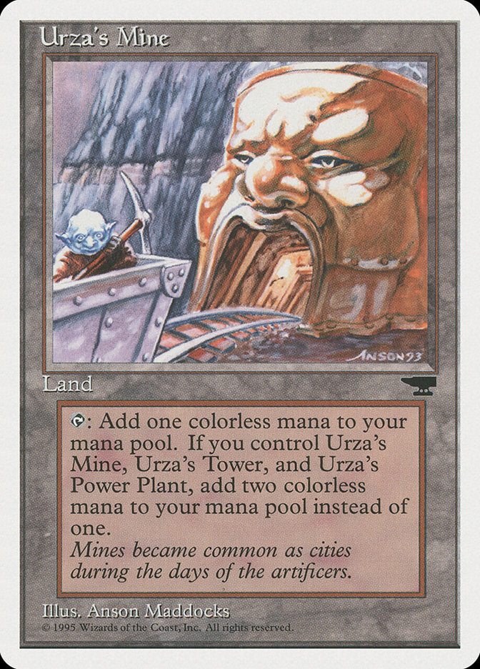Urza's Mine (Mine Cart Entering Mouth) [Chronicles] - PokeCharles PokeStore