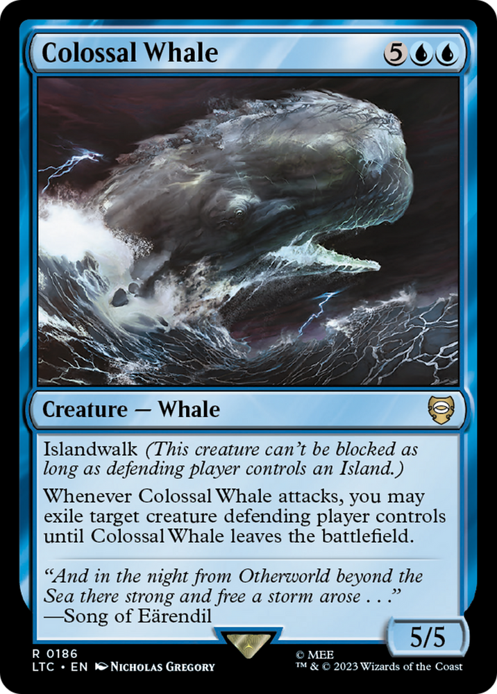 Colossal Whale [The Lord of the Rings: Tales of Middle-Earth Commander] - PokeCharles PokeStore