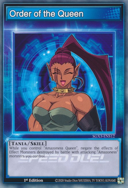 Order of the Queen [SGX3-ENS12] Common - PokeCharles PokeStore