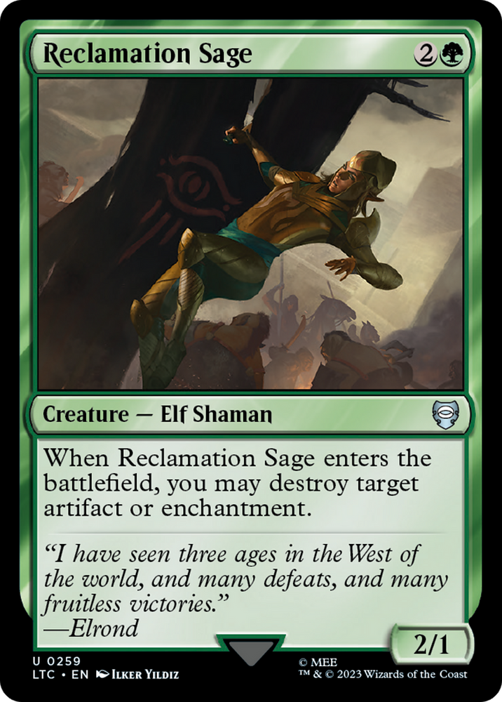 Reclamation Sage [The Lord of the Rings: Tales of Middle-Earth Commander] - PokeCharles PokeStore