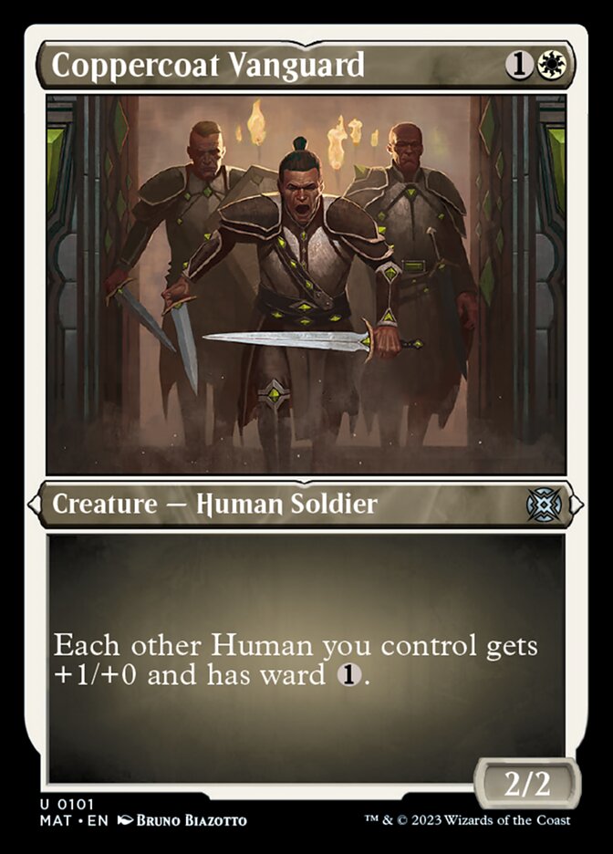 Coppercoat Vanguard (Foil Etched) [March of the Machine: The Aftermath] - PokeCharles PokeStore