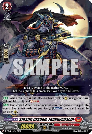 Stealth Dragon, Tsukuyodachi (D-PR/210EN) [D Promo Cards] - PokeCharles PokeStore