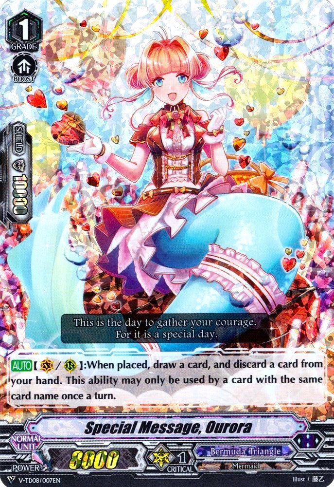 Special Message, Ourora (Parallel Foil) (V-TD08/007EN) [Schokolade Melody] - PokeCharles PokeStore