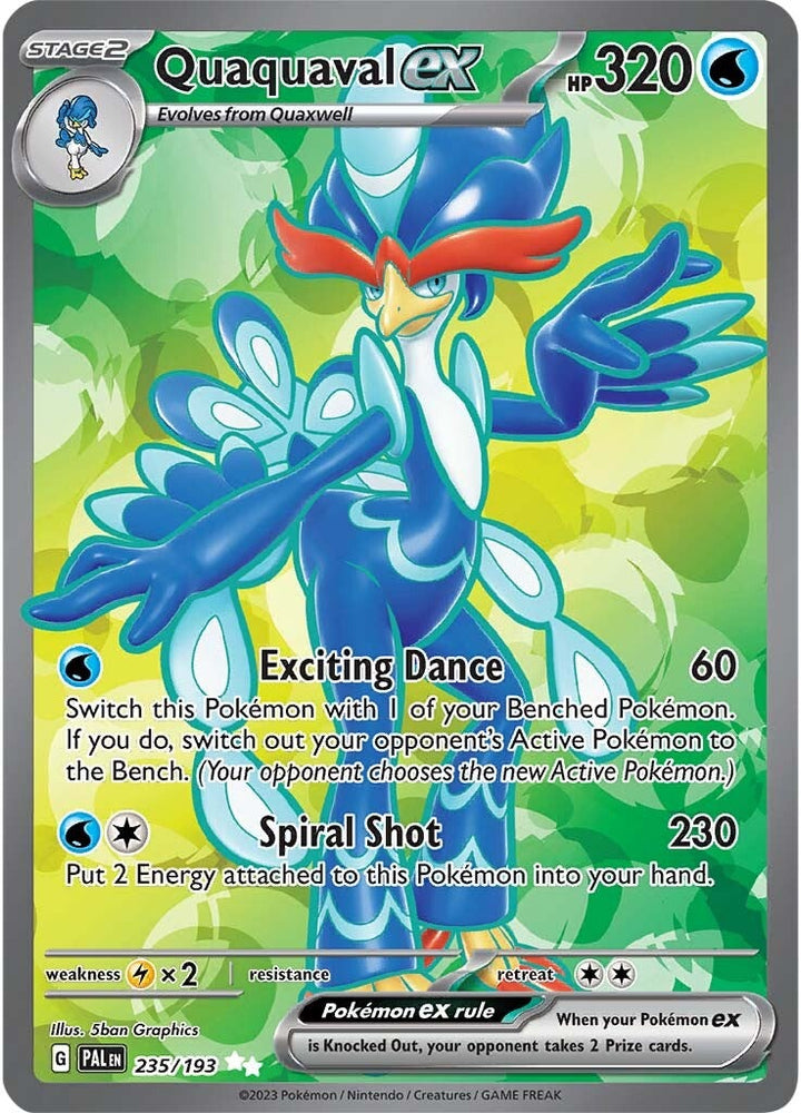 Quaquaval ex (235/193) [Scarlet & Violet: Paldea Evolved] - PokeCharles PokeStore