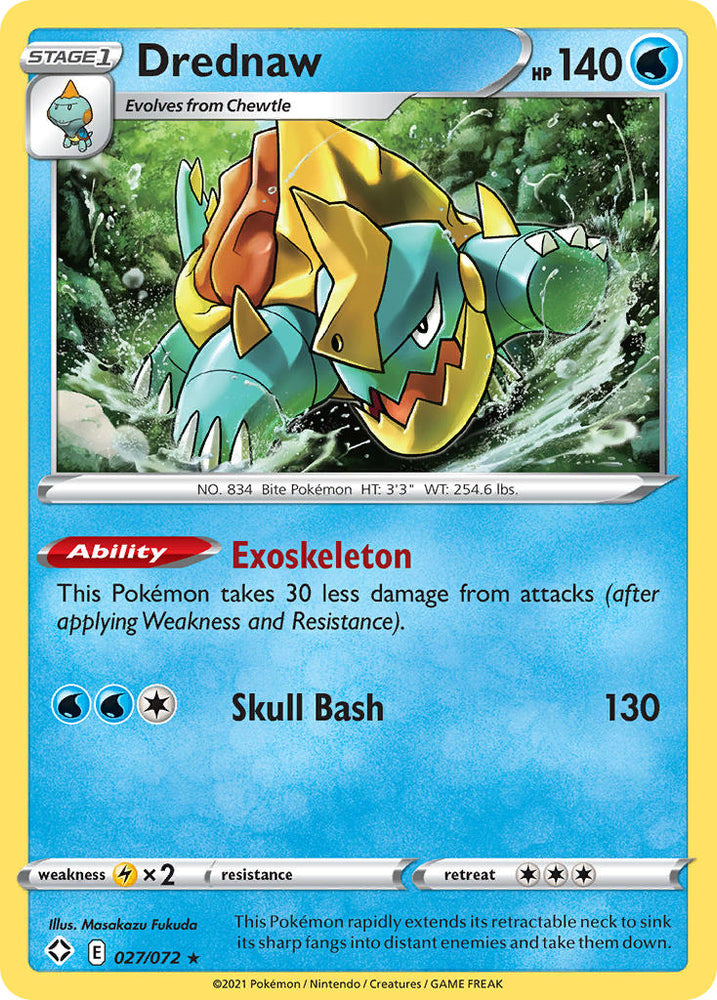 Drednaw (027/072) [Sword & Shield: Shining Fates] - PokeCharles PokeStore
