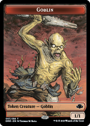 Goblin // Bird Double-Sided Token [Dominaria Remastered Tokens] - PokeCharles PokeStore