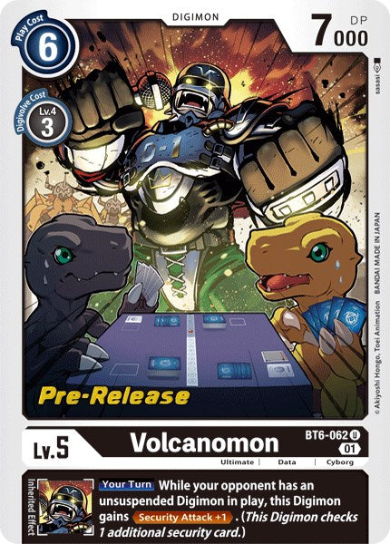Volcanomon [BT6-062] [Double Diamond Pre-Release Cards] - PokeCharles PokeStore