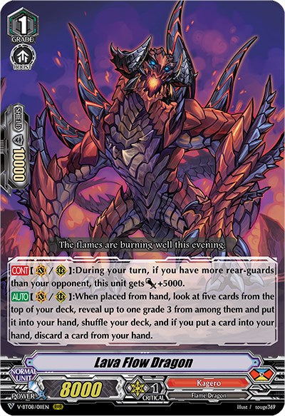 Lava Flow Dragon (V-BT08/011EN RRR) [Silverdust Blaze] - PokeCharles PokeStore