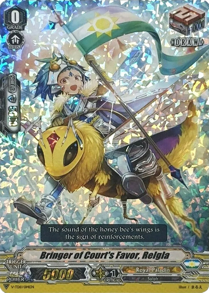 Bringer of Court's Favor, Relgla (Parallel Foil) (V-TD11/014EN) [Altmile] - PokeCharles PokeStore