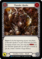 Thunder Quake (Blue) [EVR026] (Everfest)  1st Edition Normal - PokeCharles PokeStore