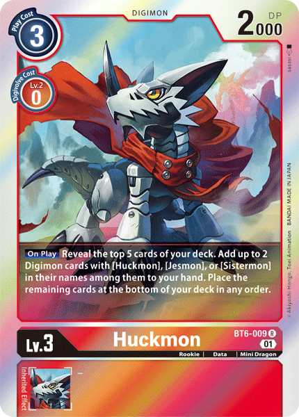 Huckmon [BT6-009] [Double Diamond] - PokeCharles PokeStore