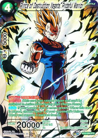 Prince of Destruction Vegeta, Prideful Warrior (SPR) (BT11-066) [Vermilion Bloodline] - PokeCharles PokeStore