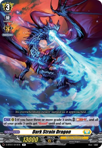 Dark Strain Dragon (D-BT01/044EN) [Genesis of the Five Greats] - PokeCharles PokeStore