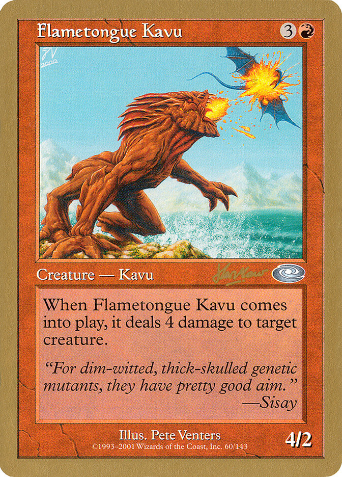 Flametongue Kavu (Sim Han How) [World Championship Decks 2002] - PokeCharles PokeStore