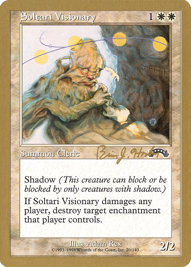 Soltari Visionary (Brian Hacker) [World Championship Decks 1998] - PokeCharles PokeStore