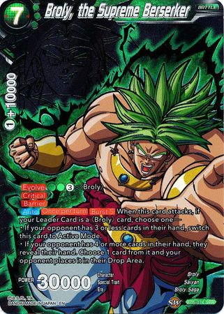 Broly, the Supreme Berserker (SPR) (BT6-074) [Destroyer Kings] - PokeCharles PokeStore