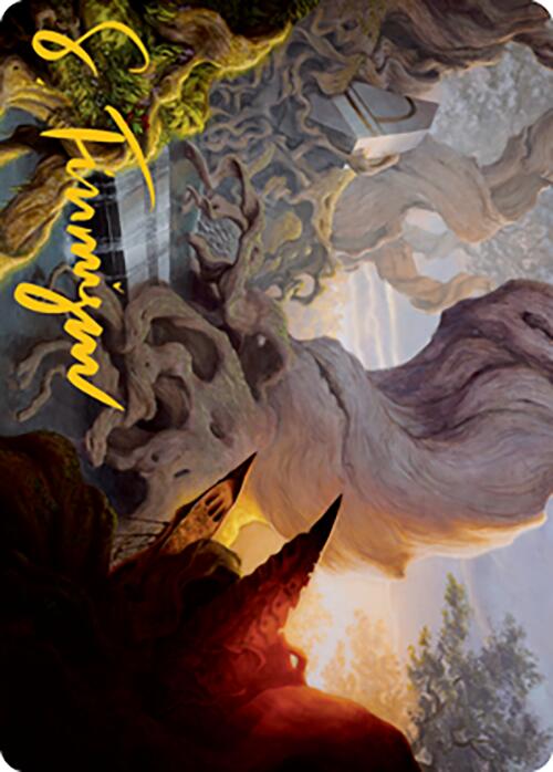 Yavimaya, Cradle of Growth Art Card (Gold-Stamped Signature) [Modern Horizons 2 Art Series] - PokeCharles PokeStore