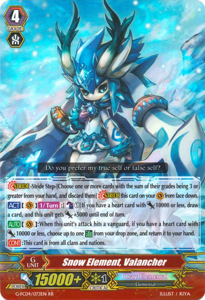 Snow Element, Valancher (G-FC04/073EN) [Fighters Collection 2017] - PokeCharles PokeStore