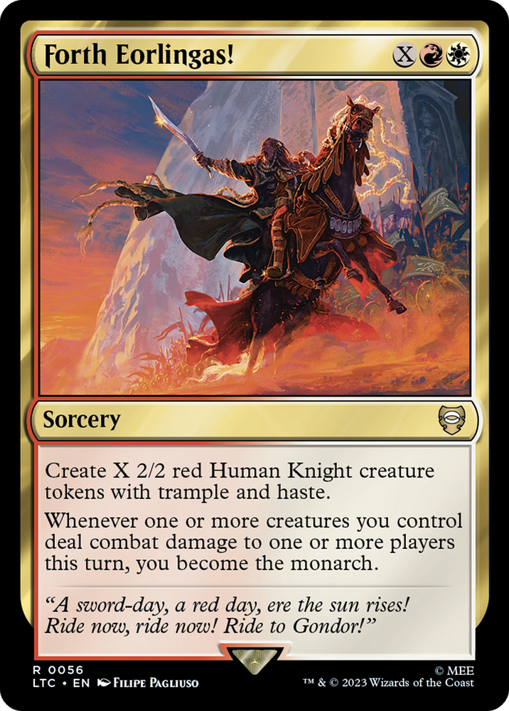 Forth Eorlingas! [The Lord of the Rings: Tales of Middle-Earth Commander] - PokeCharles PokeStore