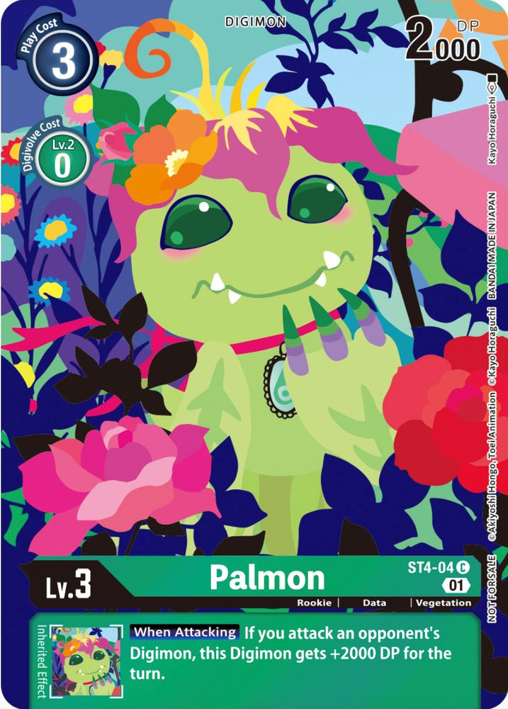 Palmon [ST4-04] (Tamer's Card Set 2 Floral Fun) [Starter Deck: Giga Green Promos] - PokeCharles PokeStore