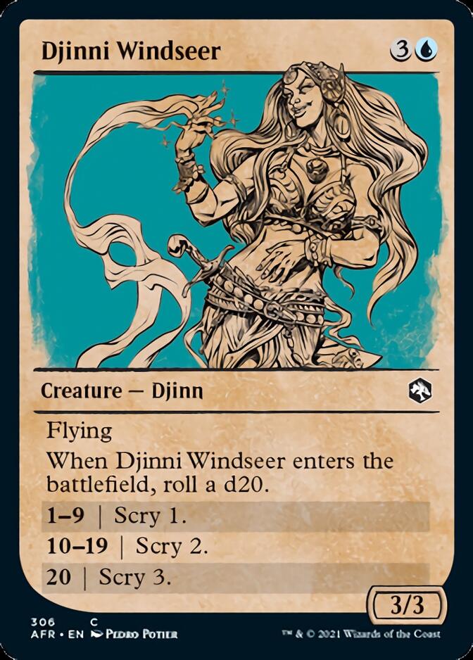 Djinni Windseer (Showcase) [Dungeons & Dragons: Adventures in the Forgotten Realms] - PokeCharles PokeStore