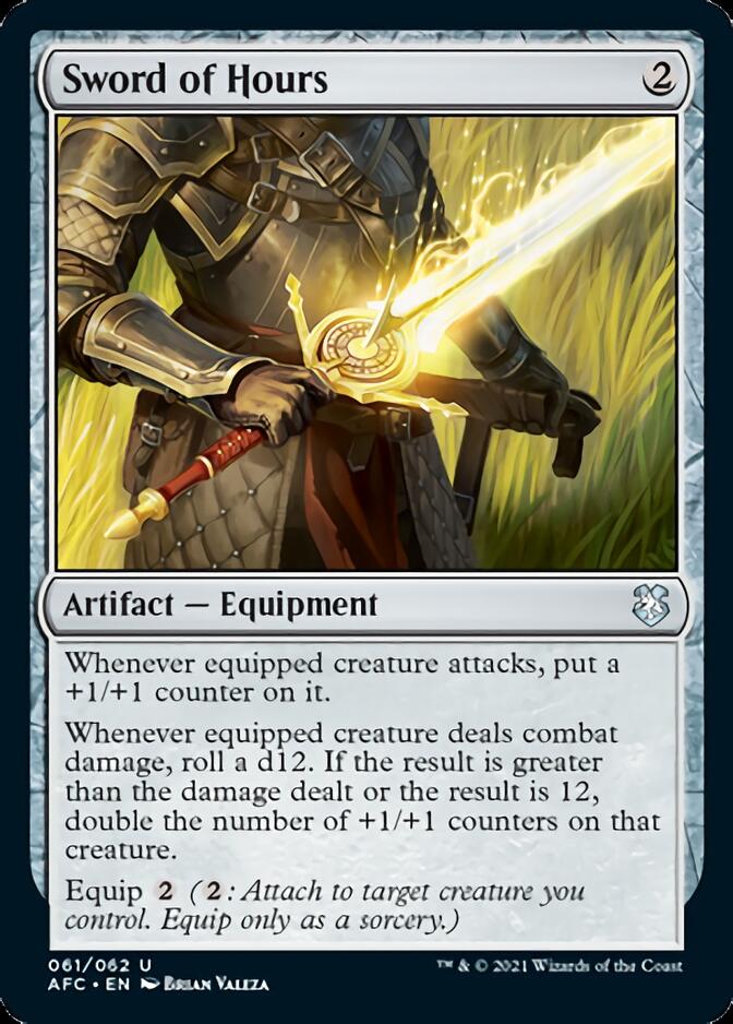 Sword of Hours [Dungeons & Dragons: Adventures in the Forgotten Realms Commander] - PokeCharles PokeStore