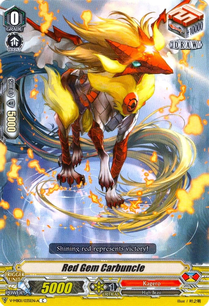Red Gem Carbuncle (V-MB01/035EN-A) [PSYqualia Strife]