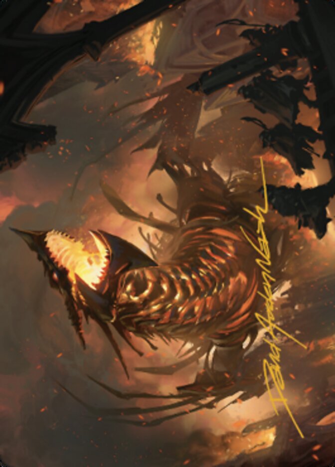 The Fall of Kroog Art Card (Gold-Stamped Signature) [The Brothers' War Art Series] - PokeCharles PokeStore