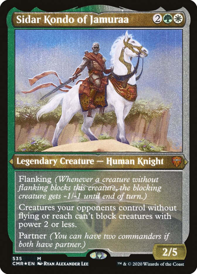 Sidar Kondo of Jamuraa (Etched) [Commander Legends] - PokeCharles PokeStore