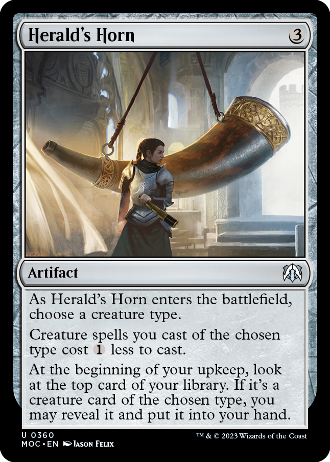 Herald's Horn [March of the Machine Commander] - PokeCharles PokeStore