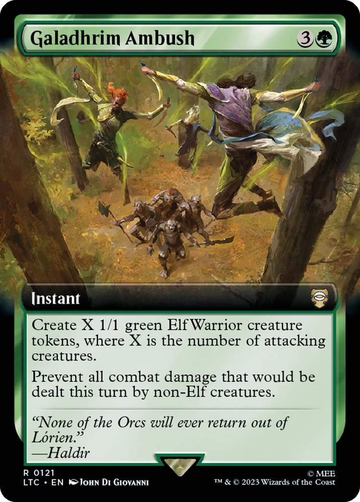 Galadhrim Ambush (Extended Art) [The Lord of the Rings: Tales of Middle-Earth Commander] - PokeCharles PokeStore