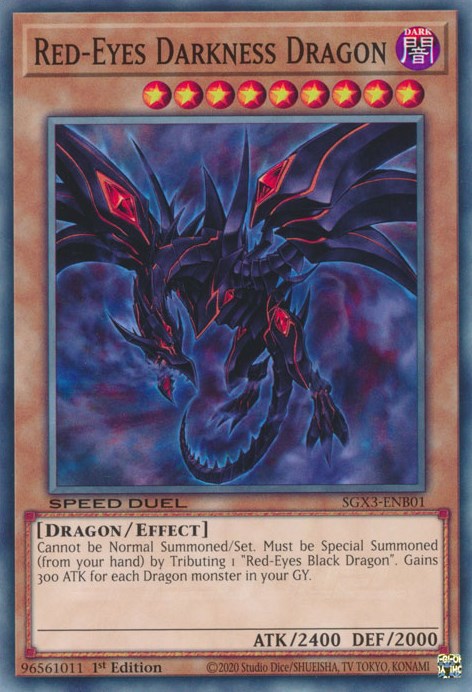 Red-Eyes Darkness Dragon [SGX3-ENB01] Common - PokeCharles PokeStore