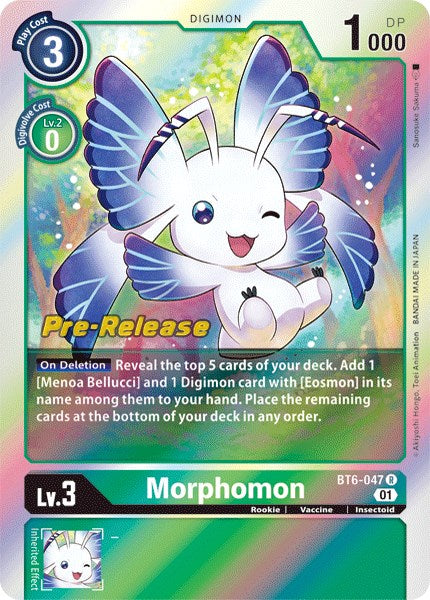 Morphomon [BT6-047] [Double Diamond Pre-Release Cards] - PokeCharles PokeStore
