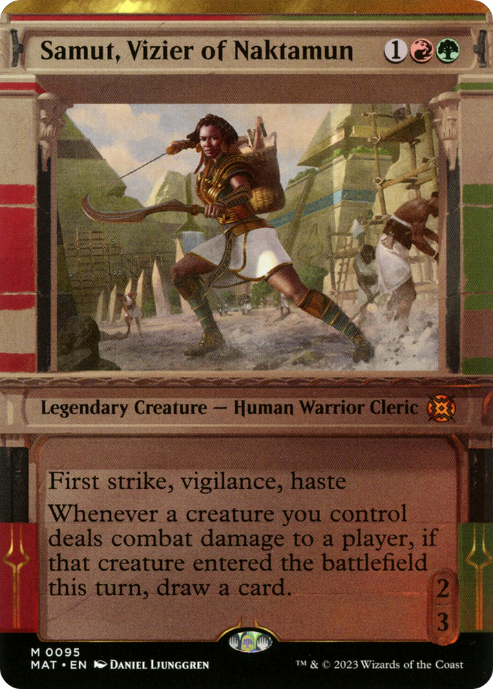 Samut, Vizier of Naktamun (Showcase) [March of the Machine: The Aftermath] - PokeCharles PokeStore