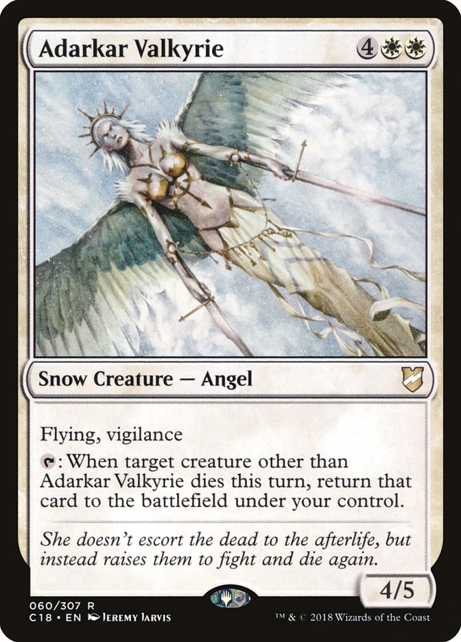 Adarkar Valkyrie [Commander 2018] - PokeCharles PokeStore
