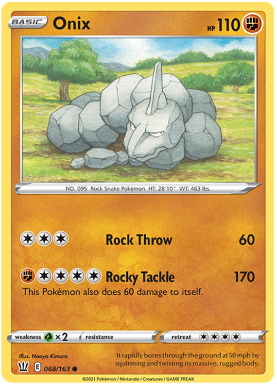 Onix (068/163) [Sword & Shield: Battle Styles] - PokeCharles PokeStore