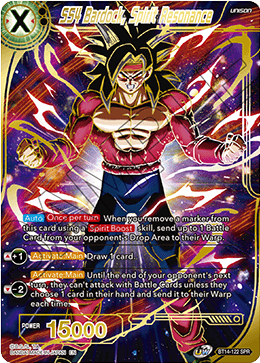 SS4 Bardock, Spirit Resonance (SPR) (BT14-122) [Cross Spirits] - PokeCharles PokeStore