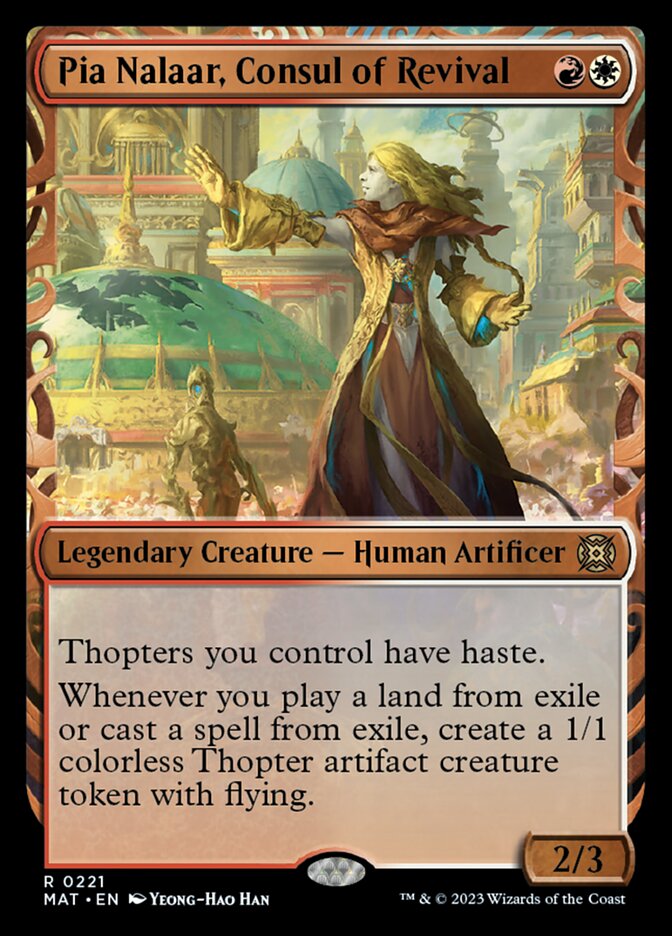 Pia Nalaar, Consul of Revival (Showcase Halo Foil) [March of the Machine: The Aftermath] - PokeCharles PokeStore