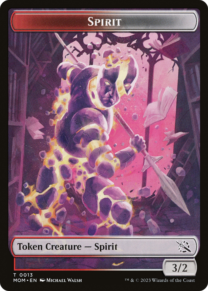 Elemental (09) // Spirit (13) Double-Sided Token [March of the Machine Tokens] - PokeCharles PokeStore