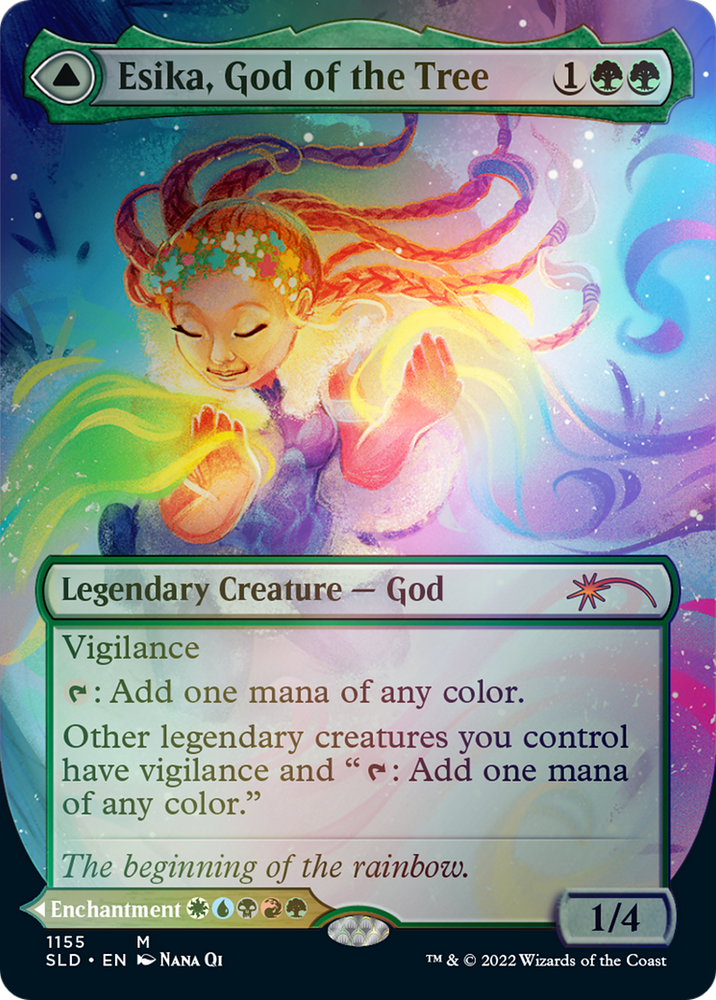 Esika, God of the Tree // The Prismatic Bridge (Borderless) [Secret Lair: From Cute to Brute] - PokeCharles PokeStore