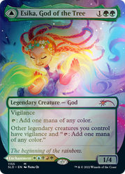 Esika, God of the Tree // The Prismatic Bridge (Borderless) [Secret Lair: From Cute to Brute] - PokeCharles PokeStore