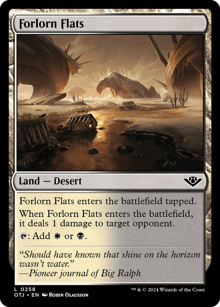 Forlorn Flats [Outlaws of Thunder Junction] - PokeCharles PokeStore