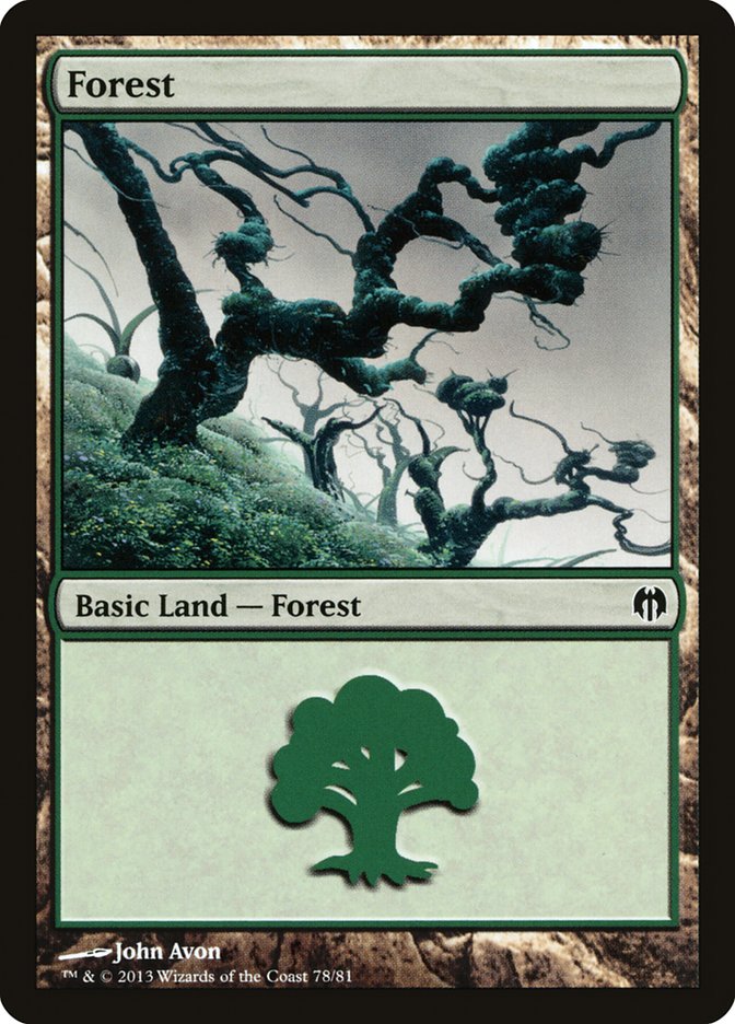 Forest (78) [Duel Decks: Heroes vs. Monsters] - PokeCharles PokeStore
