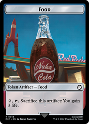 Food (0013) // Soldier (0004) Double-Sided Token [Fallout Tokens] - PokeCharles PokeStore