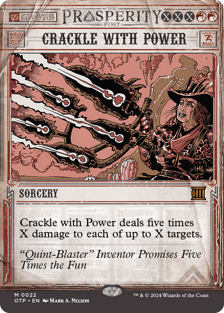 Crackle with Power [Outlaws of Thunder Junction: Breaking News] - PokeCharles PokeStore